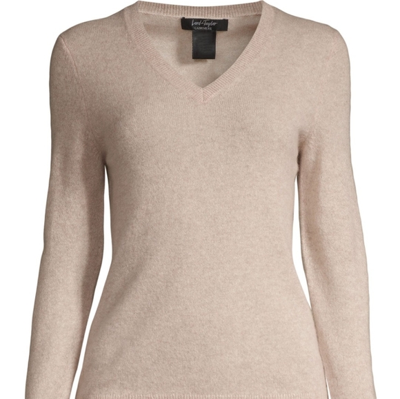 Lord & Taylor Sweaters - DONATING SOON Cashmere V-neck Pullover Sweater EUC